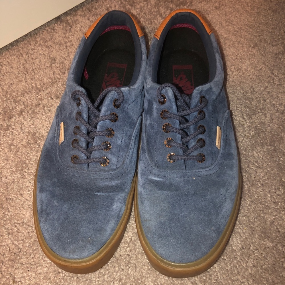 Blue suede vans